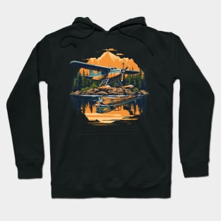 Nothing beats a scenic journey on a docked floatplane in the wilderness Hoodie